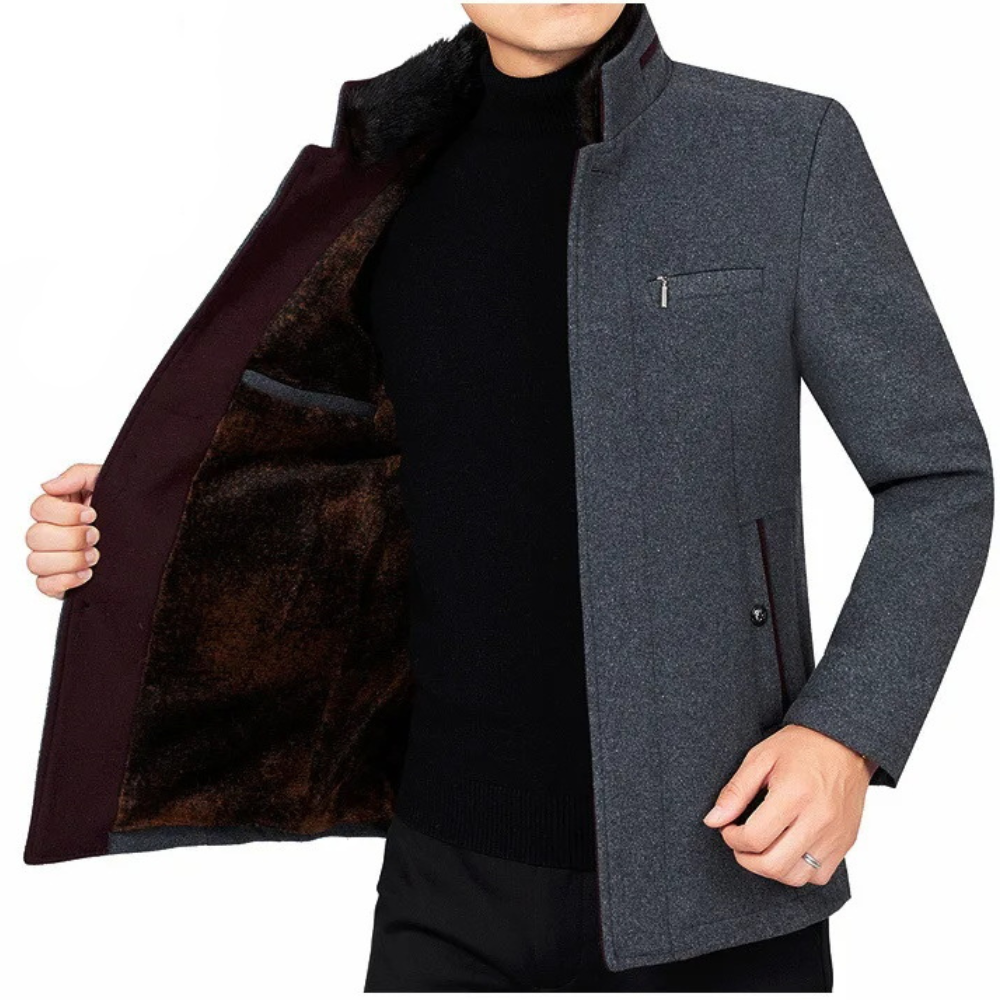 Frendorf | Winter-Trenchcoat für Herren – Stilvolle Wärme für kalte Monate