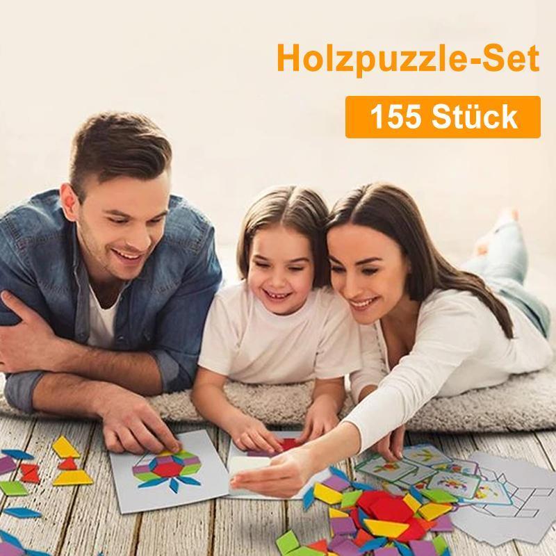 Frendorf | 155 Stück Holzpuzzle-Set