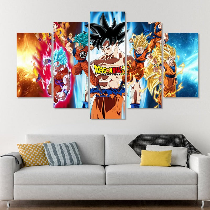 Super Dragon Ball Z - Leinwandwandbild