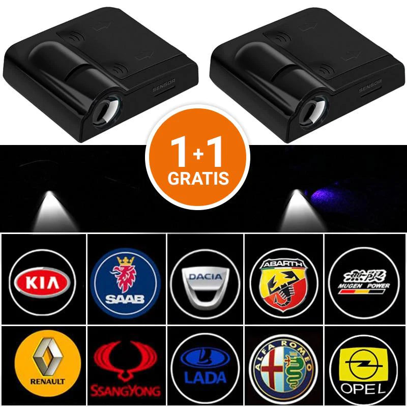 Frendorf | LEDLogo - Kabellose Autotür-LED-Projektorleuchten