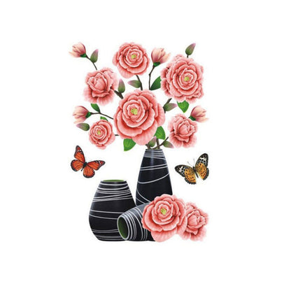 Frendorf | DIY Pflanze Vase 3D Stereo Aufkleber Selbstklebend