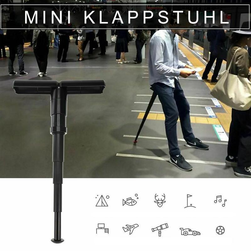 Frendorf | Tragbarer Mini Klappstuhl für Warteschlange im Freien usw.