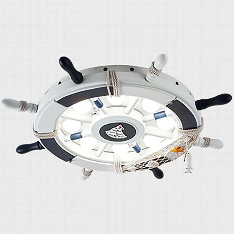 Frendorf | NautiGlow Kinderzimmer LED Deckenlampe | Segelboot-Design | Cartoon-Stil | Stimmungsvolle Beleuchtung