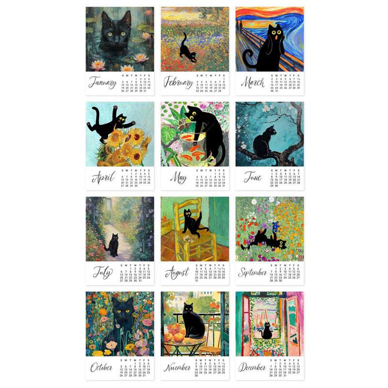 Frendorf | 2025 Schwarze Katze Kalender