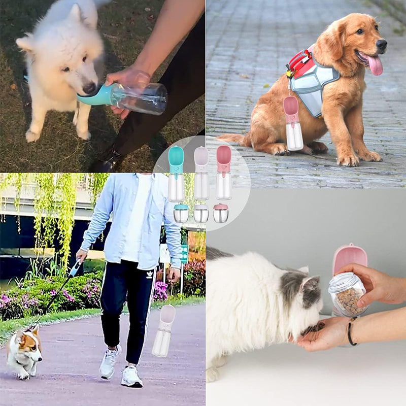 Frendorf | 2 in 1 tragbare Wasserflasche Lebensmittelspender