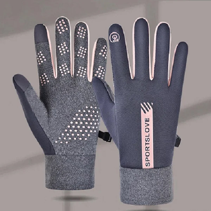 Wasserdichter, rutschfester und kältebeständiger Finger-Touchscreen-Handschuh