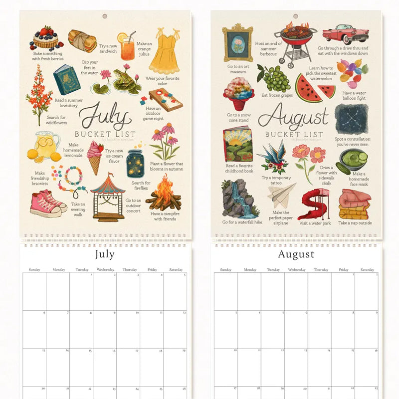 Frendorf | 2025 Bucket List Kalender