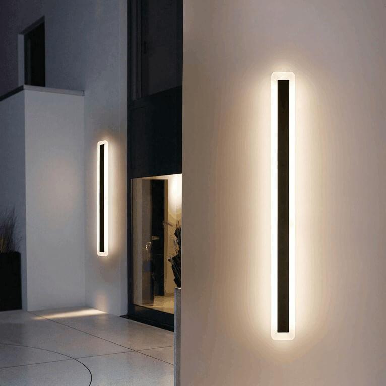 Frendorf | LumiBar Minimalist LED Außenwandleuchte | Wasserdicht | Langlebig | Moderne Lichttechnik | Outdoor Dekolampe für Garten und Terrasse