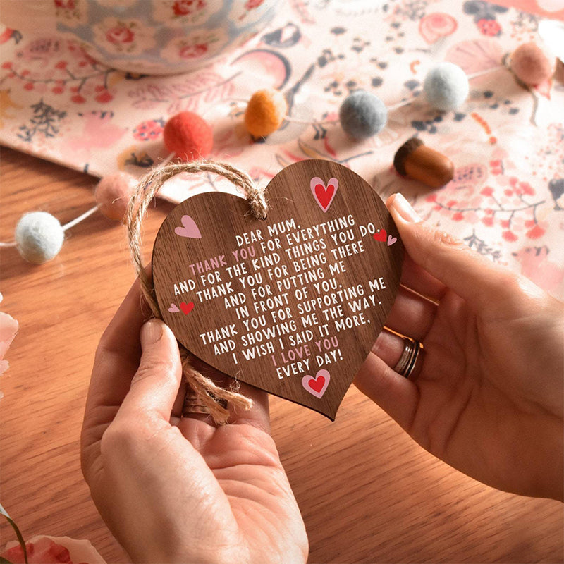 Frendorf | Holzherz-Plakette Geschenk Exquisite Liebe Herz Handwerkskunst
