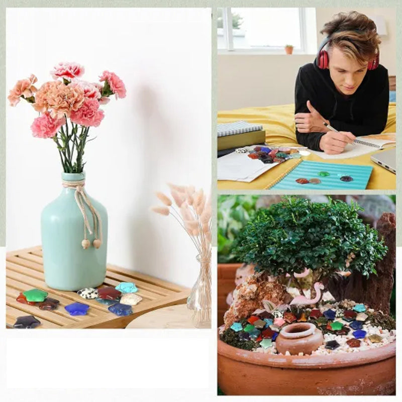 Frendorf | 24 Stück Valentinstagskarten mit sternförmigen Kristallen