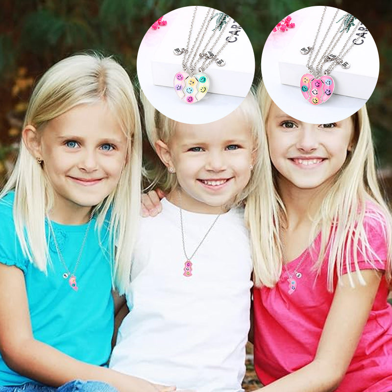 Frendorf | 3 Stück Magnetische Halskette Beste Freunde