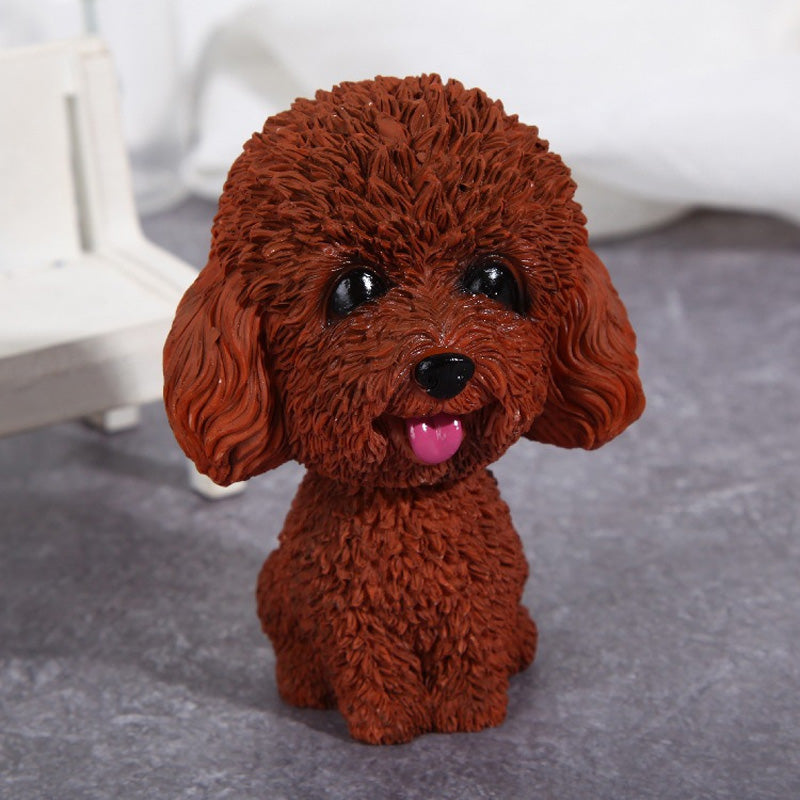 Frendorf | Auto-Innenraum-Dekoration Harz Haustier Hund