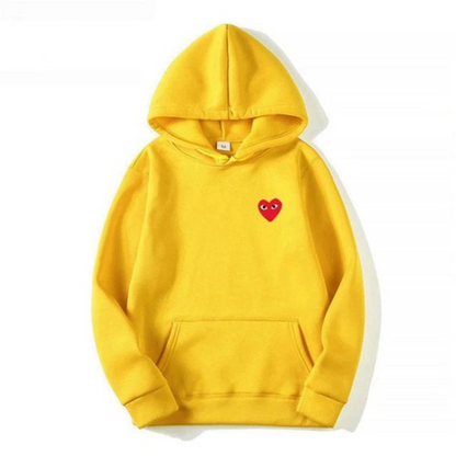 Frendorf | Trendy Baumwoll Damen Hoodie mit Augen Druck
