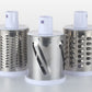 Frendorf | 3-in-1 Multifunktionaler Edelstahl Rotationsschneider, Für Gemüse, Käse & Mehr