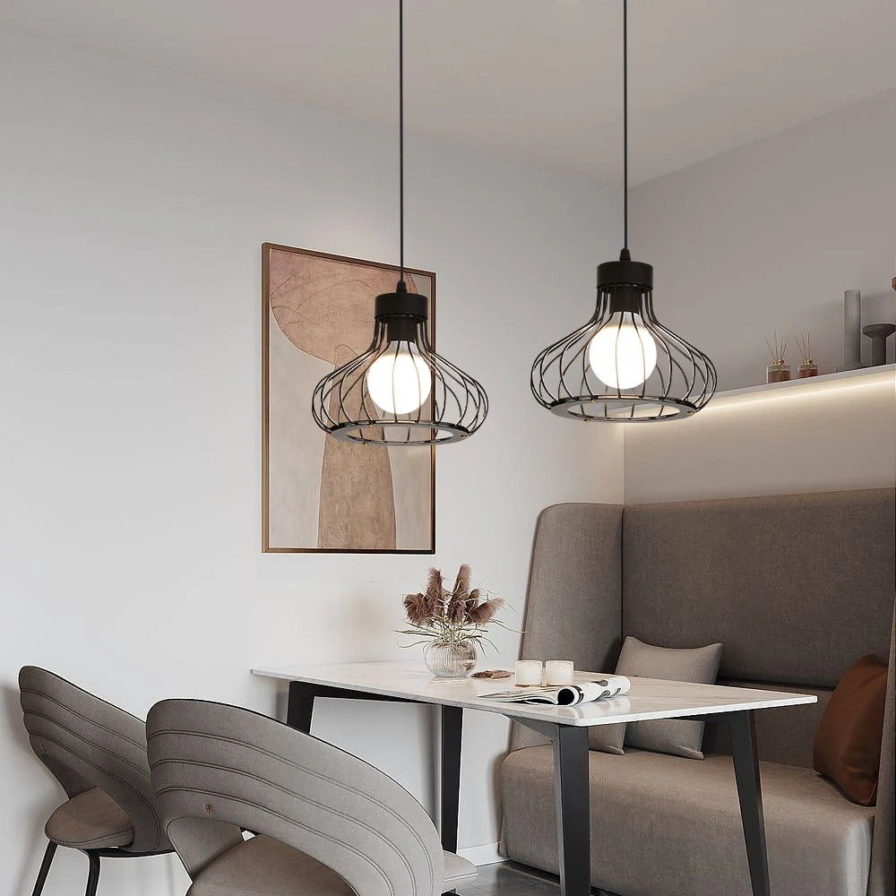 Frendorf | MetalLuxe Moderne Pendelleuchte aus Metall | Elegantes Design | Dimmbar | Perfekte Beleuchtung für Esszimmer und Küche