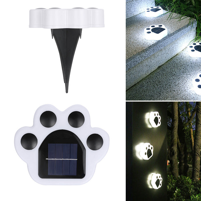 Outdoor Solar Bärenpfoten Runde LED Garten Rasen Vergrabene Licht