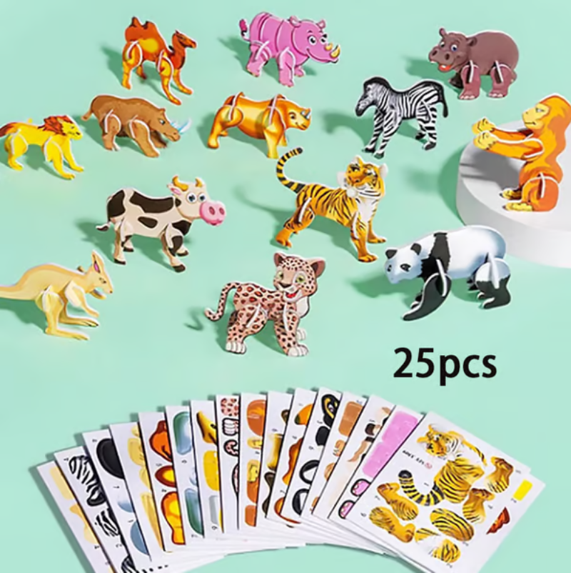 Frendorf | BrainBlox – 3D Cartoon-Puzzle für Kinder