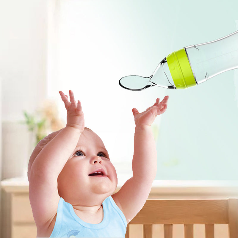 Frendorf | Baby Silikonflasche Quetschlöffel Fütterer