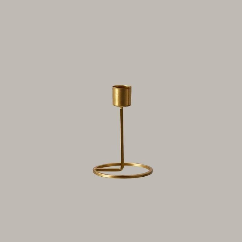 Frendorf | CandleLuxe Metall Kerzenhalter & Kandelaber | Modernes Design | In Gold & Schwarz erhältlich