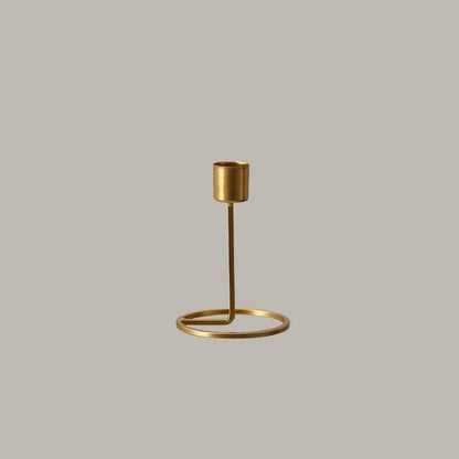 Frendorf | CandleLuxe Metall Kerzenhalter & Kandelaber | Modernes Design | In Gold & Schwarz erhältlich