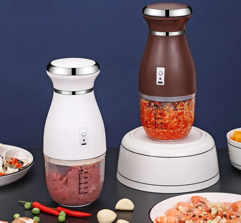 Frendorf | Haushalts-Elektro-Food-Chopper-Mixer Maschine Fleischwolf Obst-Smoothie-Entsafter Kabelloser Fleischwolf