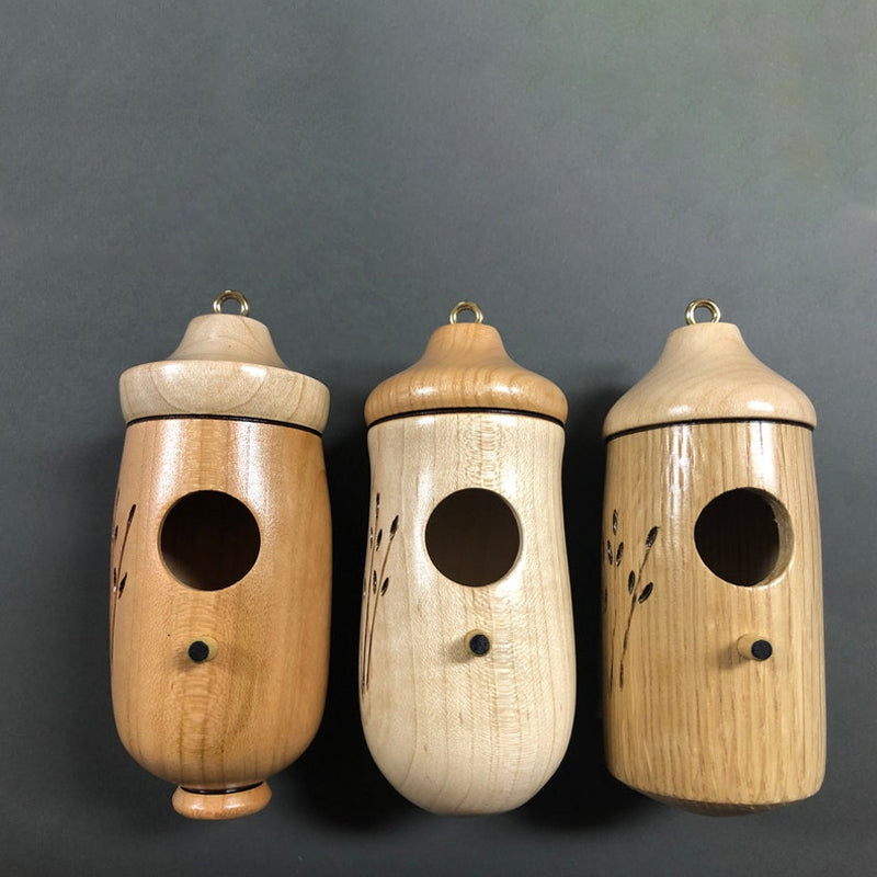 Frendorf | Holzhängematte Kolibrihaus - Geschenk für Naturliebhaber