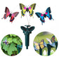 Solarbetriebener tanzender Kolibri und Schmetterling
