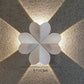 Frendorf | Clovara LED Wandleuchte | Nordic Design | Wasserdicht | Vierblättriges Kleeblatt Aluminium Außenleuchte