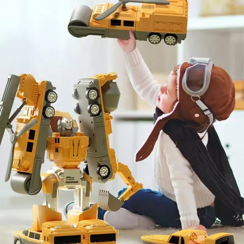 Frendorf | Magnetisches Transform-Engineering-Auto-Zusammenbauspielzeug