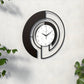 Frendorf | SerenityTick – Leises geometrisches Wanduhr mit ruhigem Lauf für friedliche Räume