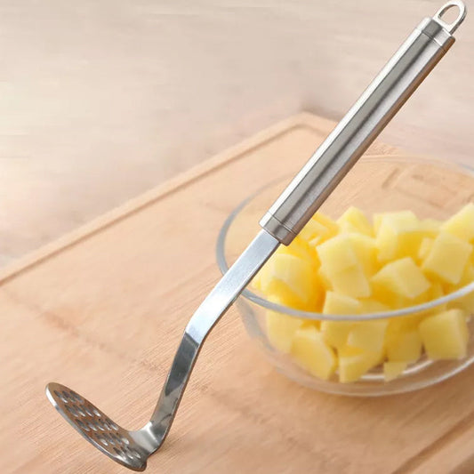 Frendorf | MashPro Edelstahl Kartoffelstampfer | Robustes Küchenwerkzeug | Perfekt für Pürees & mehr