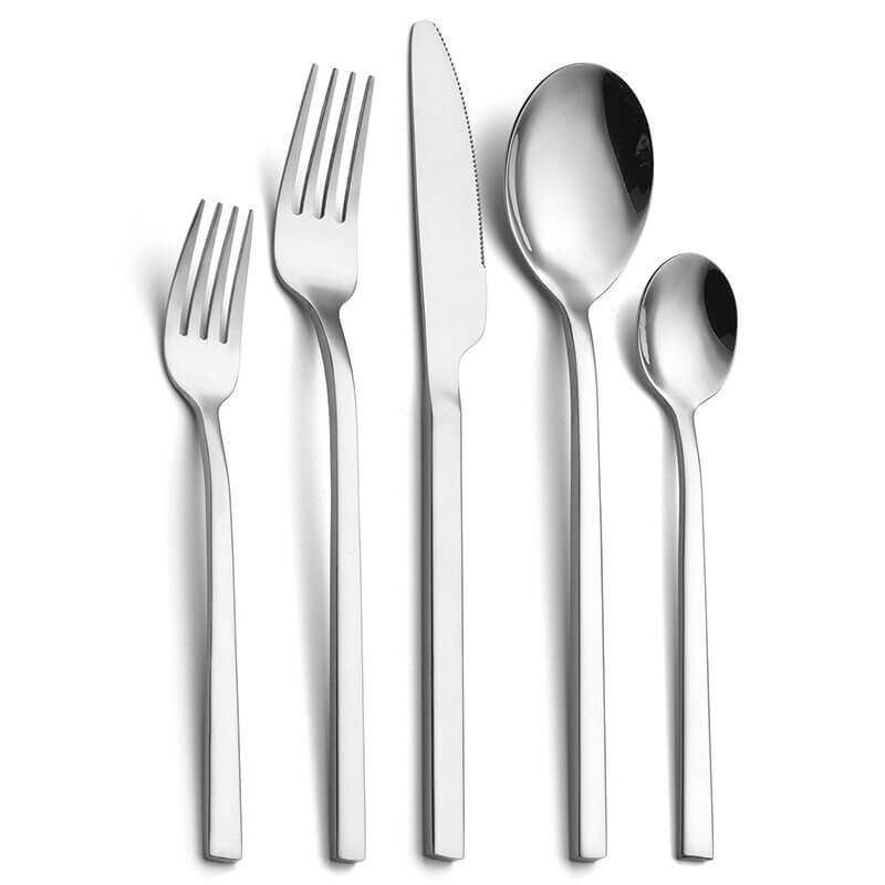 Frendorf | LumiDine 30-teiliges Premium Besteckset | Edelstahl | Modernes Design | Für 6 Personen | Langlebig & Spülmaschinenfest