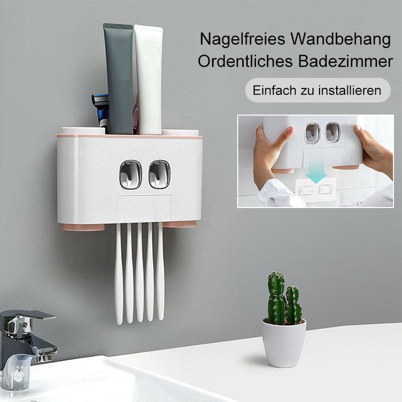 Frendorf | Automatischer Zahnbürstenhalter und Zahnpastaspender Set