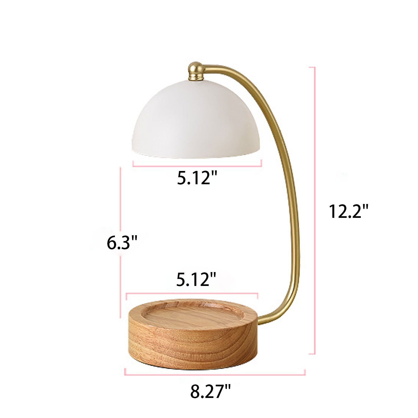 Frendorf | Lumivine Arto LED Tischlampe | Japanisches Design | Dimmbare Wachsoptik | Kreative Beleuchtung