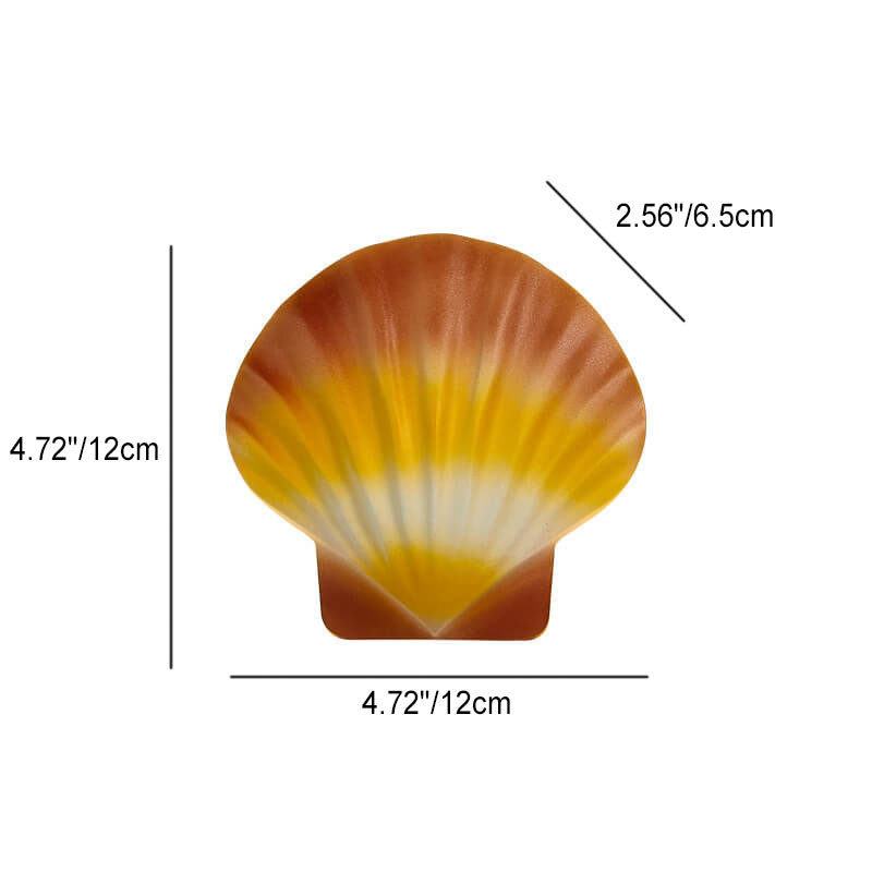 Frendorf | ShellBright LED Wandleuchte | Kreatives Muscheldesign | Aluminium | Wasserdicht | Außenbeleuchtung