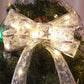 Frendorf | RibbonLustre LED Lichterkette | Weihnachtsbaum-Deko | Geschenkband-Design | Farbige & Warmweiße Beleuchtung