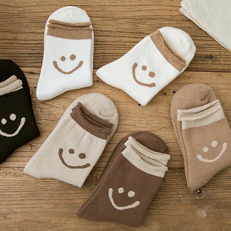 Frendorf | Lovely Smile Gesicht Baumwollsocken