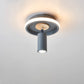 Frendorf | IronLume Industrial Flush Spotlight | Moderner Loft-Stil | 1-Licht Deckenleuchte | Robuste Beleuchtung für Zuhause