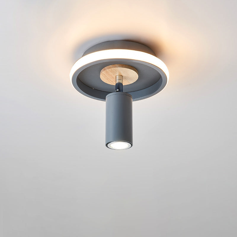 Frendorf | IronLume Industrial Flush Spotlight | Moderner Loft-Stil | 1-Licht Deckenleuchte | Robuste Beleuchtung für Zuhause