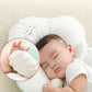 Frendorf | Bio-Baumwolle U-förmiges Baby-Kissen - Weiche & sichere Nackenstütze für Säuglinge, verstellbares Hugbuddy-Design für gemütlichen Schlaf