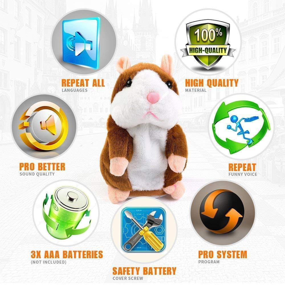 Frendorf | Unglaubliches sprechendes Hamster-Maus-Spielzeug