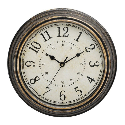 Frendorf | Rustik Vintage Holzwanduhr – Klassische Eleganz für Ihr Zuhause