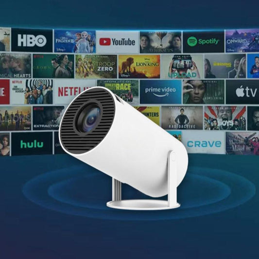 Frendorf | UltraScreen - Intelligenter 4K-Projektor mit nahtlosen Anschlussmöglichkeiten für Filme und Spiele