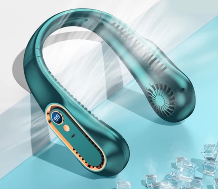 AirNeck | Wiederaufladbarer tragbarer Nackenventilator