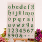 Frendorf | Alphabet oder Zahlen Kuchen Stempel Werkzeug