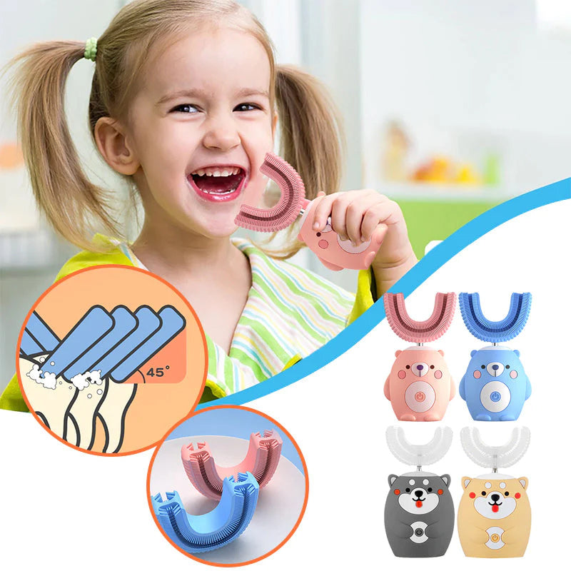 Frendorf | Smart 360 Grad U-förmige Kinder elektrische Zahnbürste