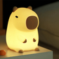 2024 Capybara Squishy Silikon Nachttischlampe - Perfektes Geschenk für Kinder und Mädchen
