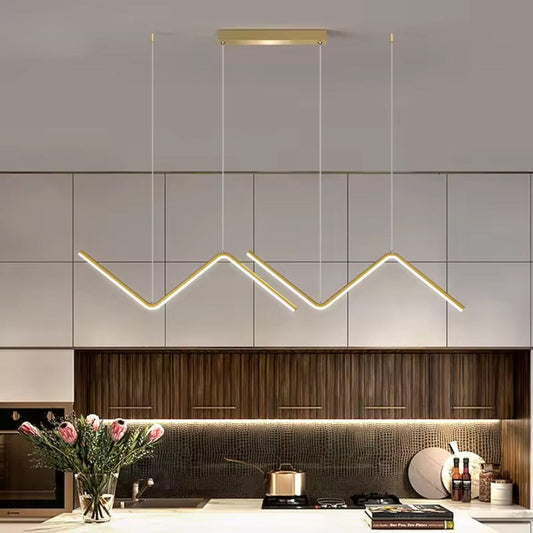 Frendorf | Glowlamp - Zickzack lineare LED Pendelleuchte