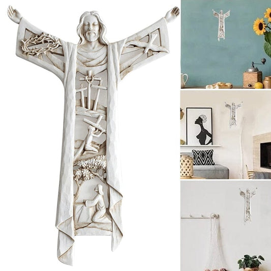 Frendorf | Auferstandener Christus Wandkreuz Jesus Figuren