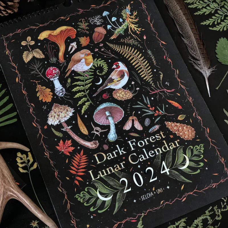 Frendorf | 2024 Dunkler Wald Mondkalender